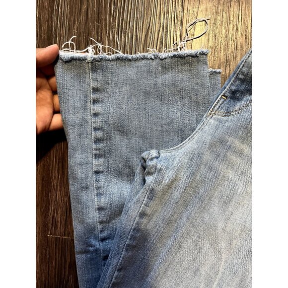 Frame Le Sylvie Crop Raw Hem Denim Jeans Size 25 - Picture 3 of 7